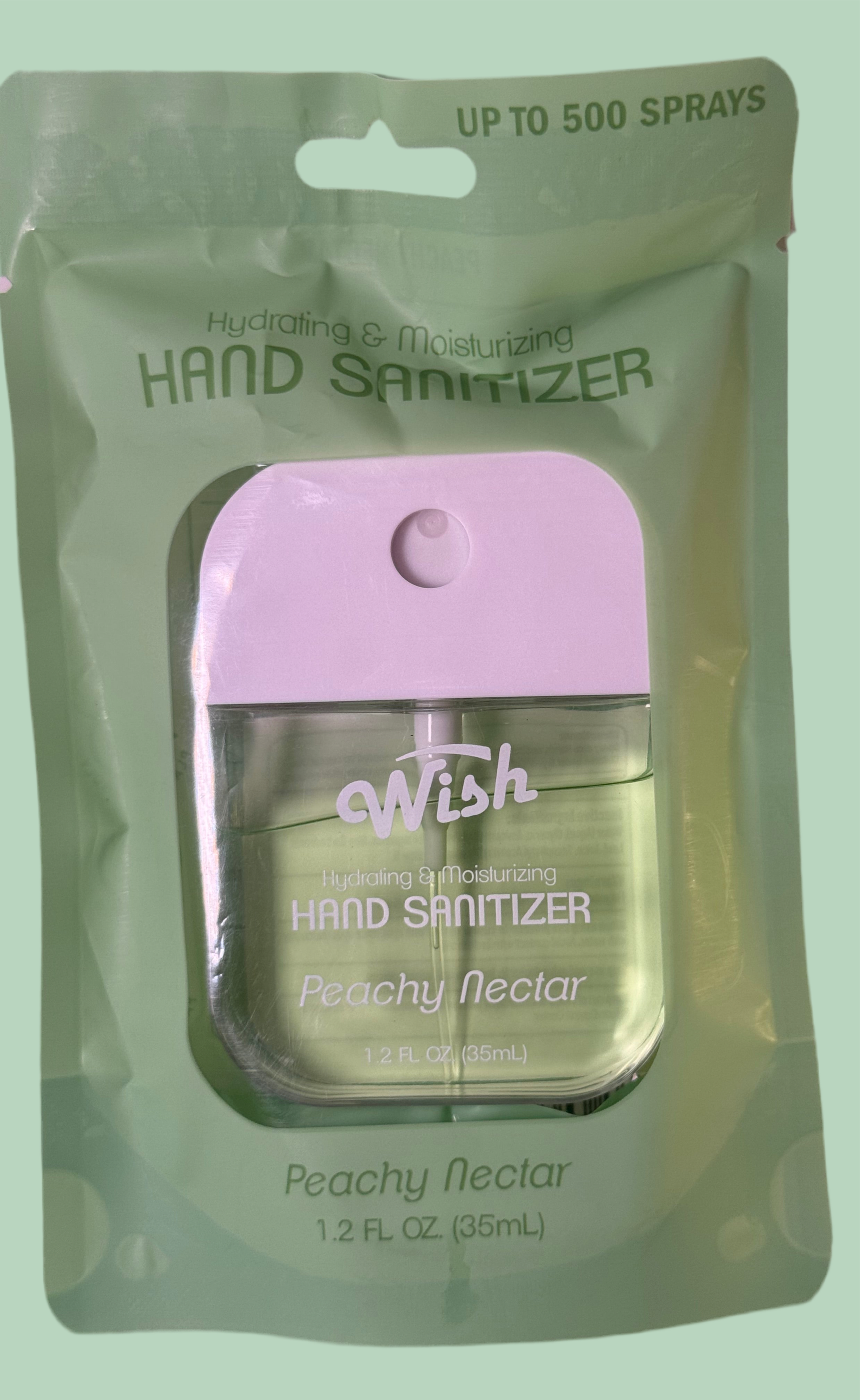 ✨ Hydrating & Moisturizing Hand Sanitizer – Cucumber Melon – 1.2 FL OZ (35ml) | Up to 500 Sprays ✨