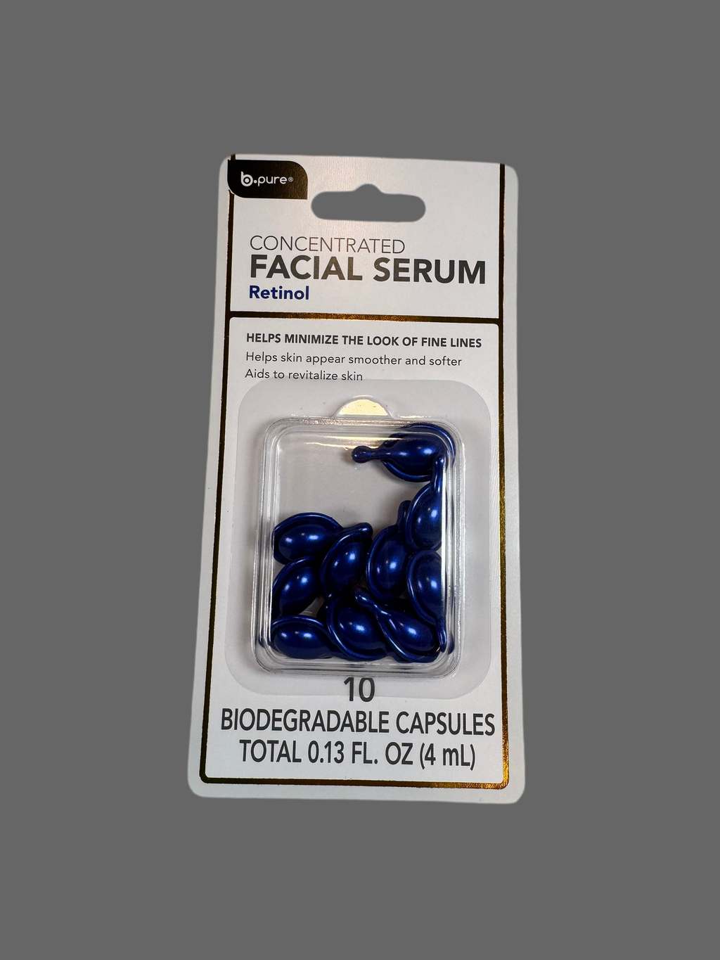 B.Pure Concentrated Facial Serum – Biodegradable Capsules