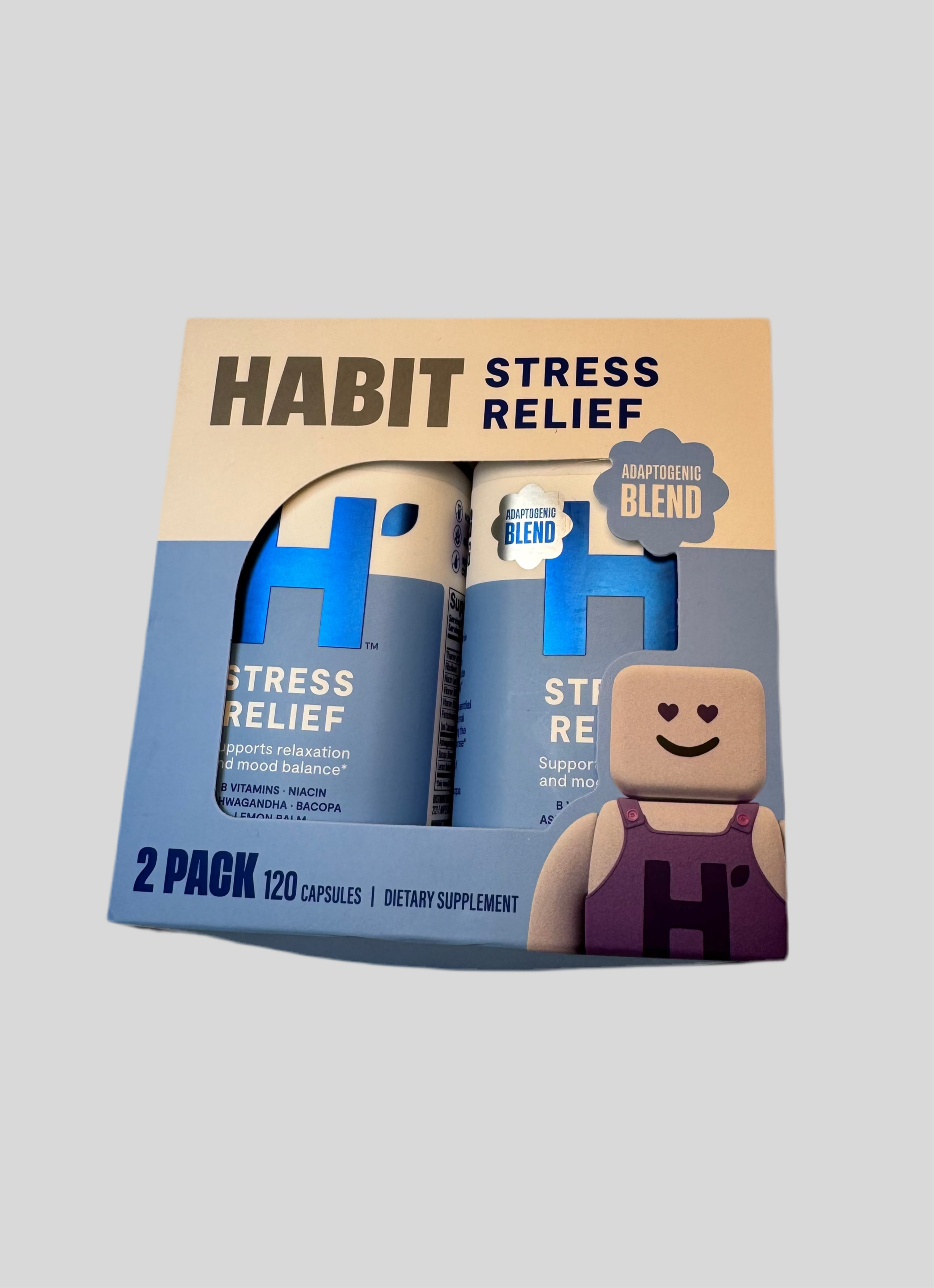 Health by Habit – Stress Relief Supplement | Natural Stress Support with Vitamin B, Zen Blend & Lemon Balm