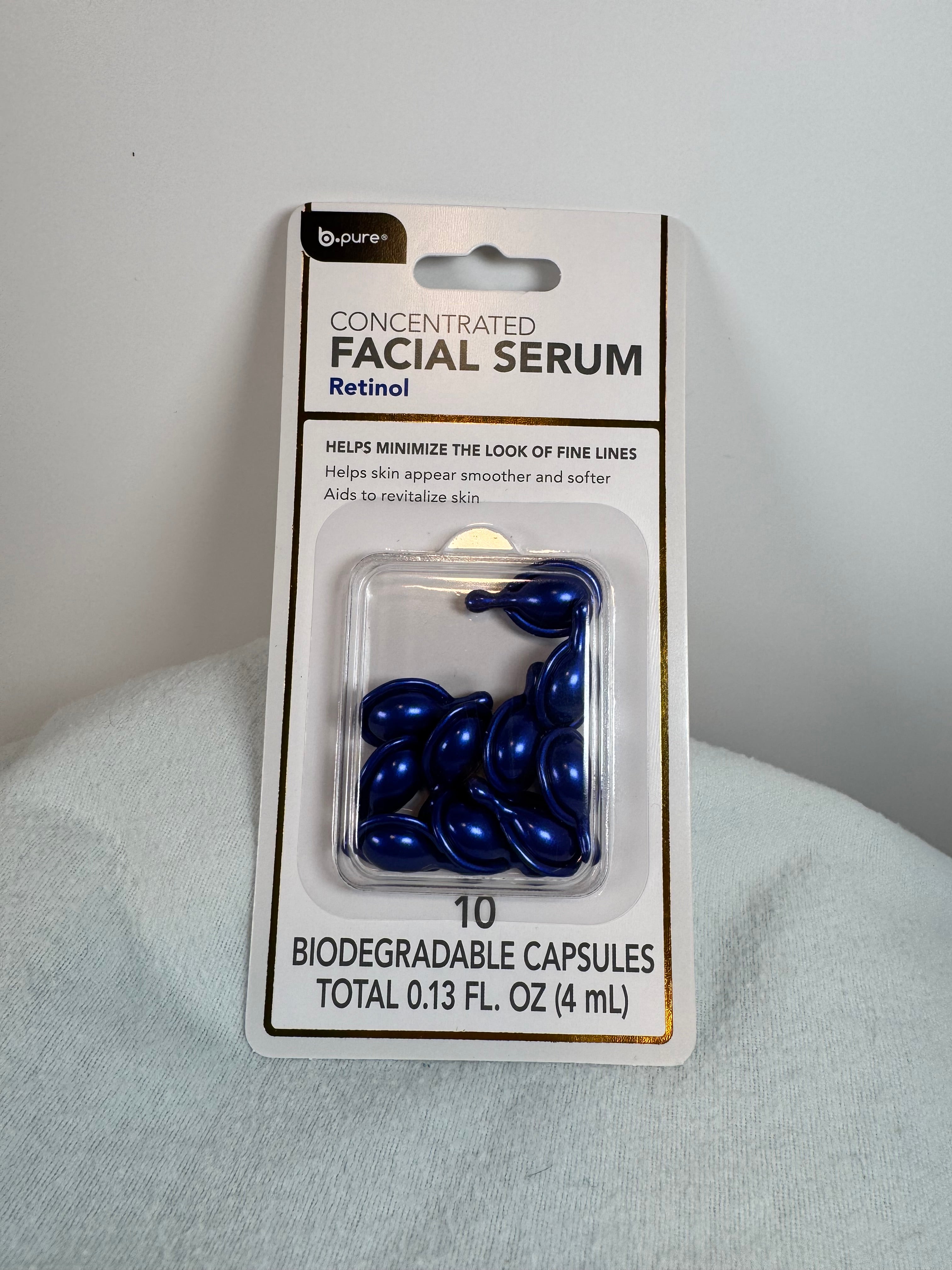 B.Pure Concentrated Facial Serum – Biodegradable Capsules