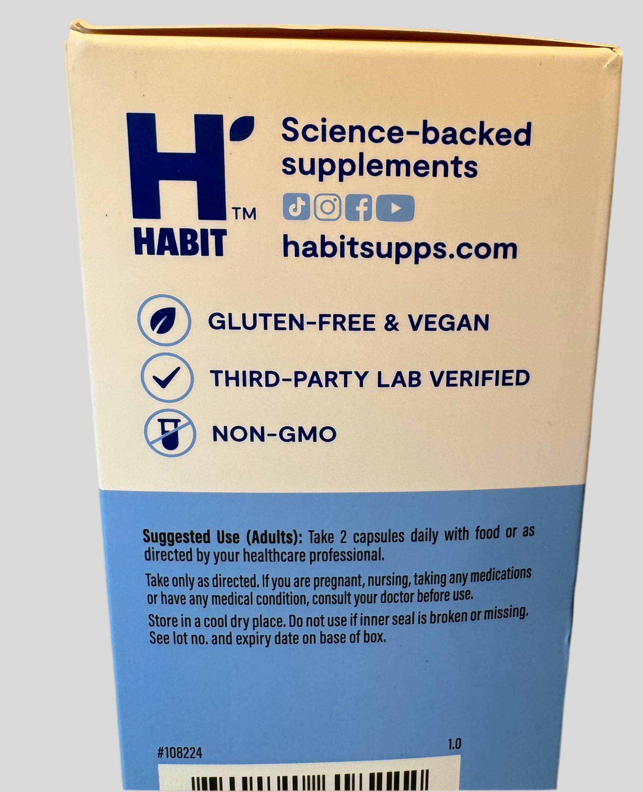 Health by Habit – Stress Relief Supplement | Natural Stress Support with Vitamin B, Zen Blend & Lemon Balm