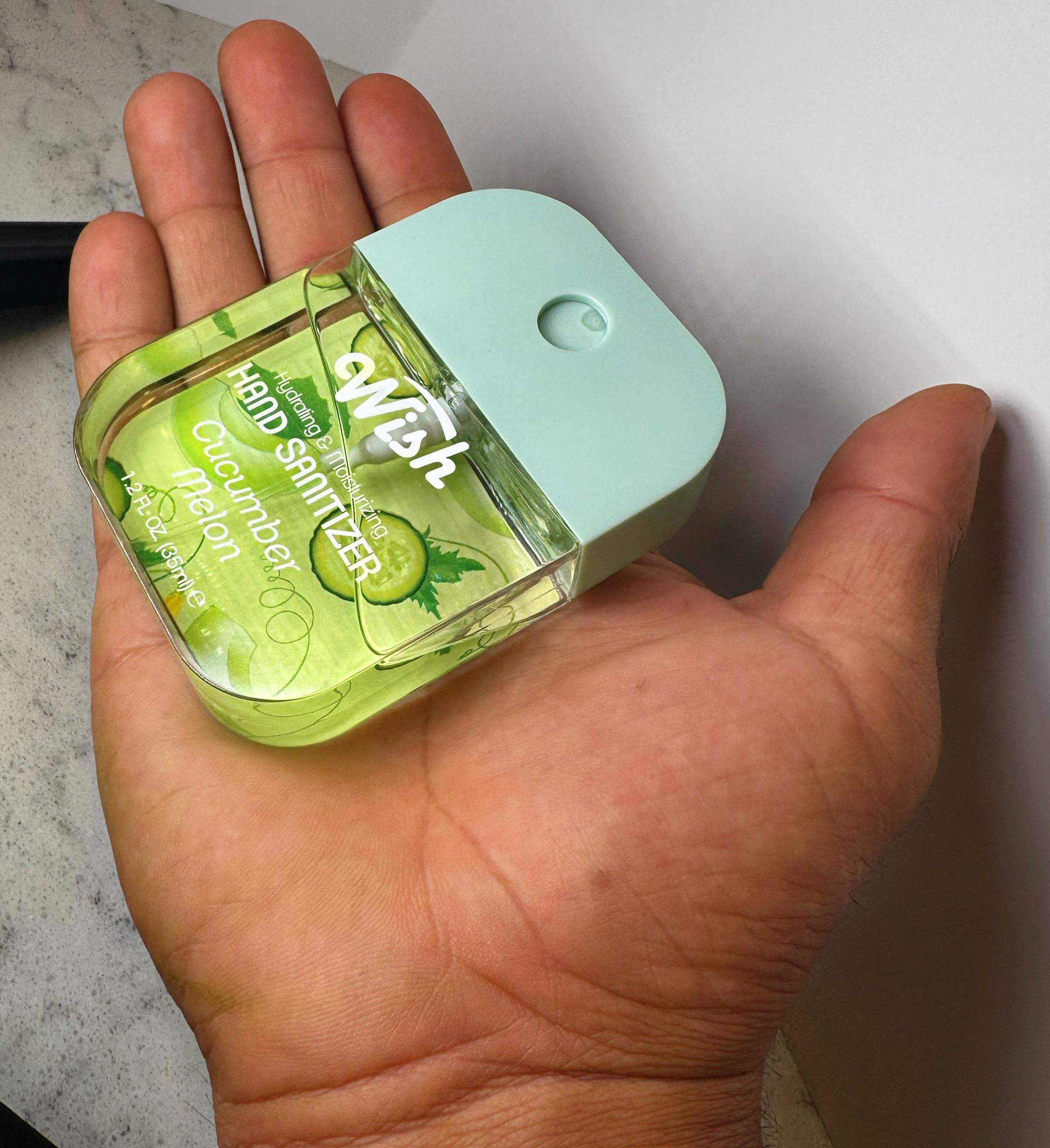 ✨ Hydrating & Moisturizing Hand Sanitizer – Cucumber Melon – 1.2 FL OZ (35ml) | Up to 500 Sprays ✨